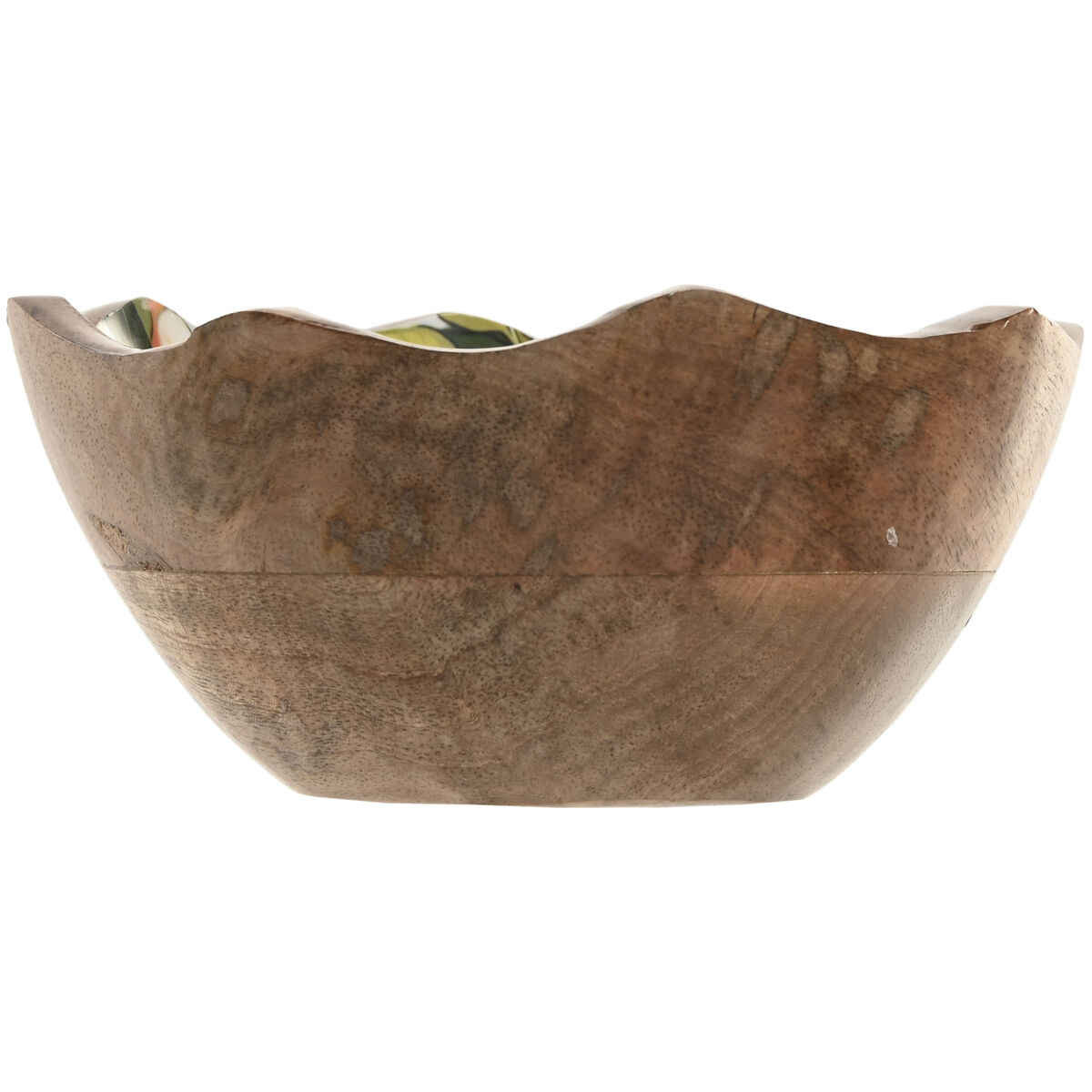 Ciotola per Aperitivi Home ESPRIT Multicolore Legno di mango Laccato 15 x 15 x 6,5 cm - Image 3