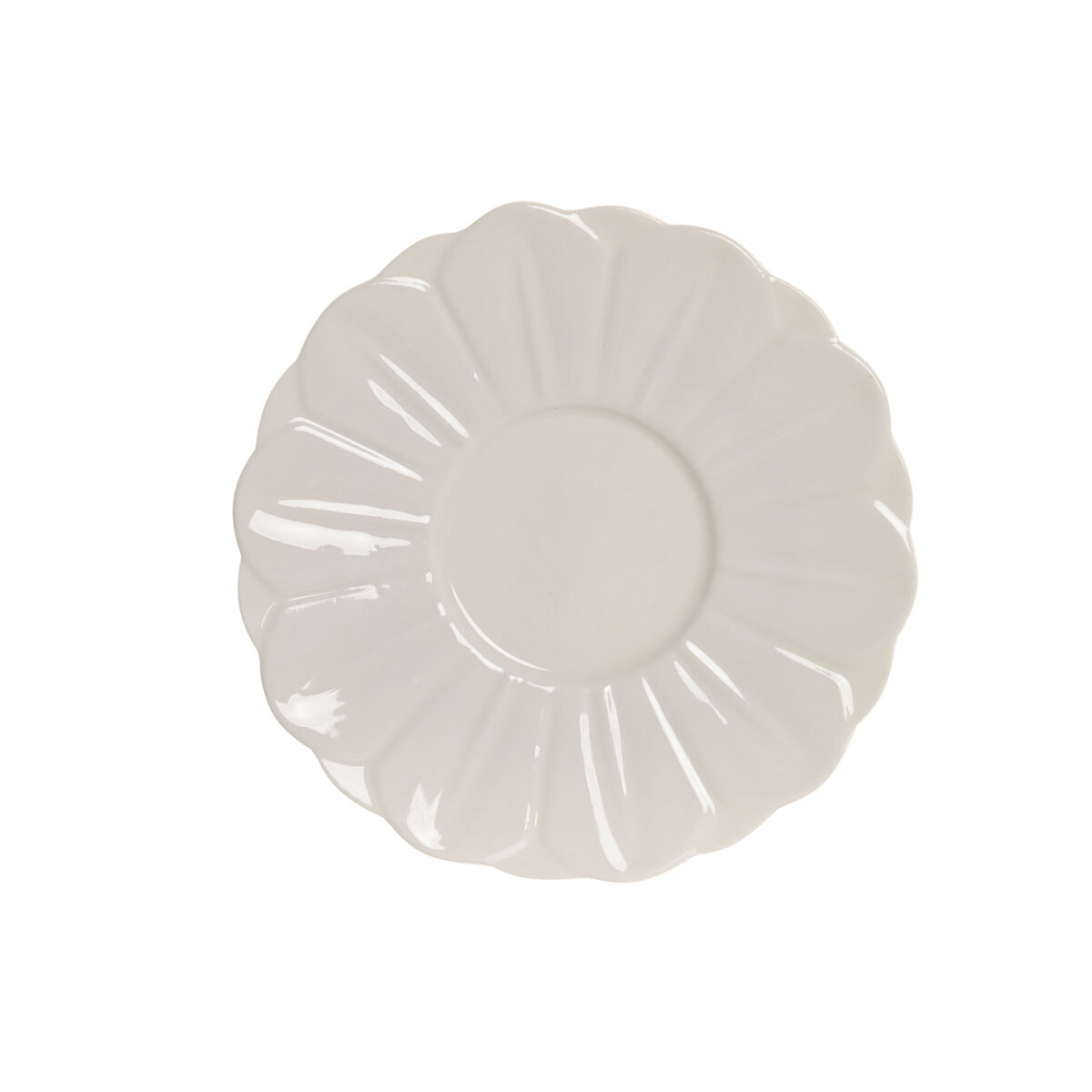 Set di 6 Tazze con Piatto Home ESPRIT Bianco Porcellana 120 ml - Image 5