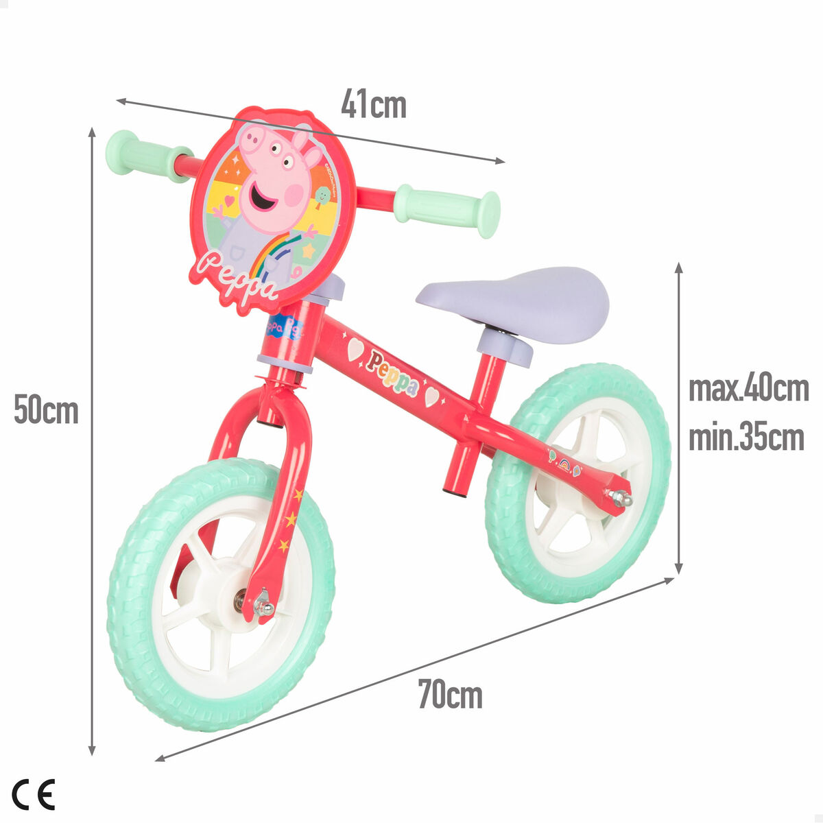 Girello Peppa Pig 70 x 50 x 41 cm Multicolore - Image 4