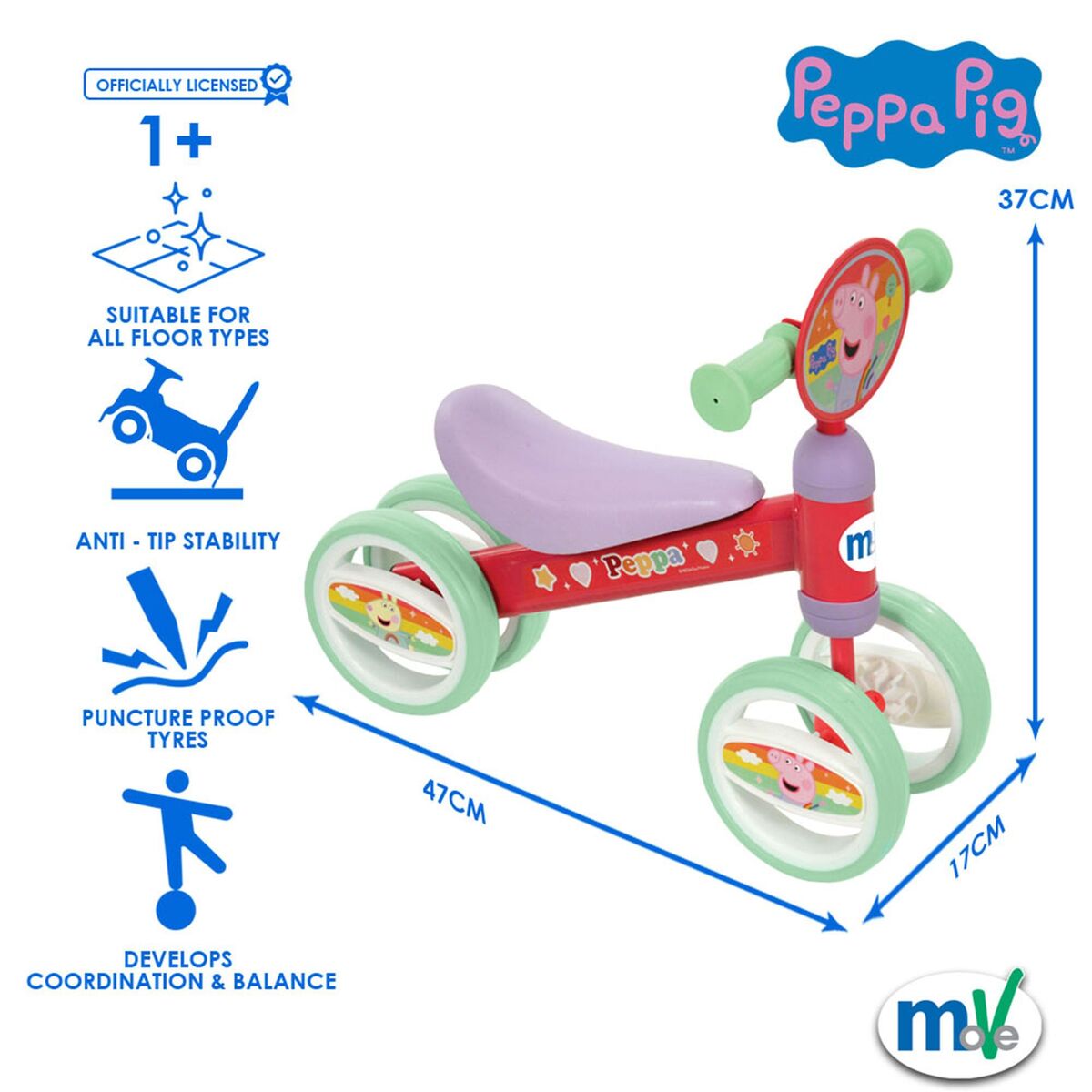 Girello Peppa Pig 47 x 37 x 25 cm - Image 3