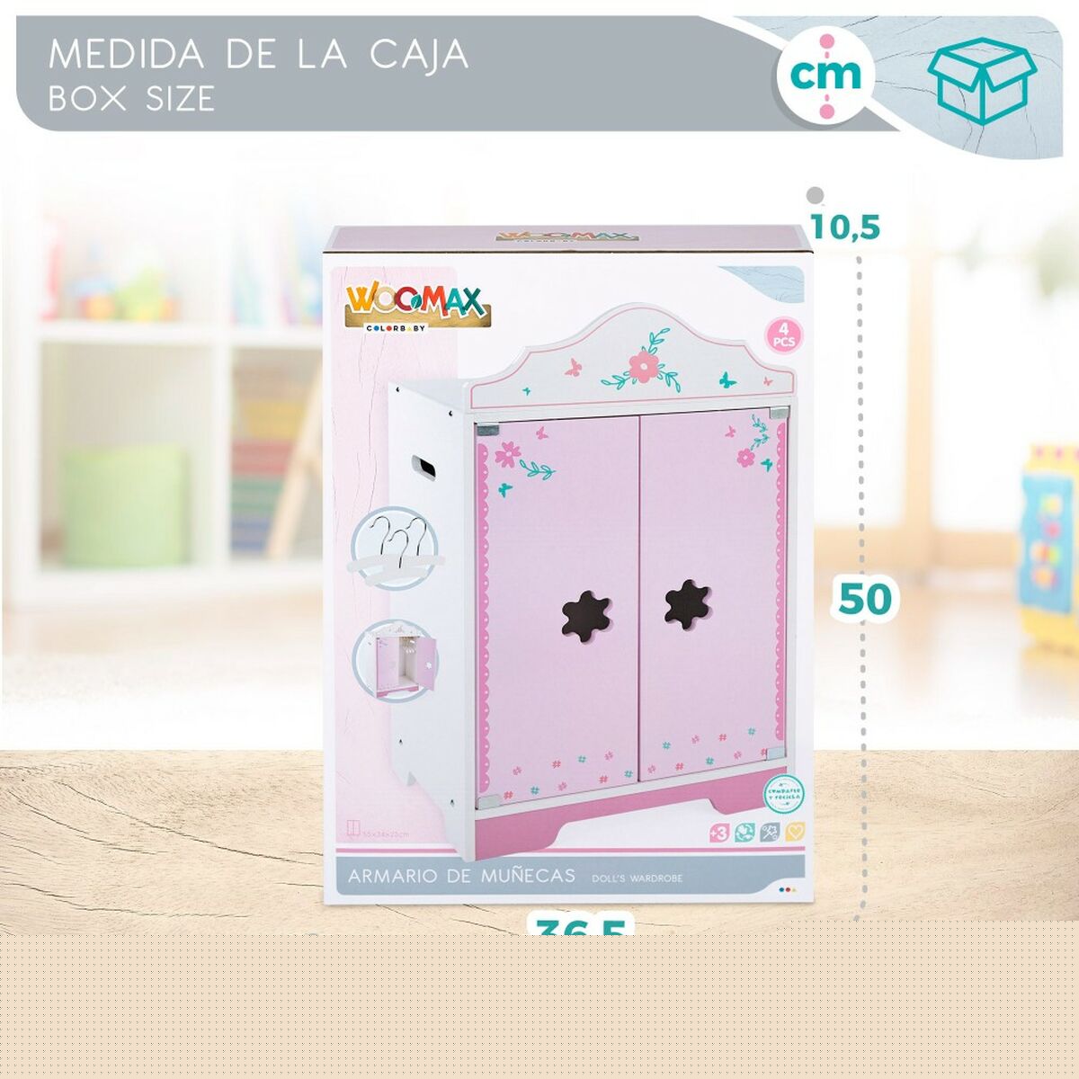 Armadio Woomax Bambole 34 x 55 x 23 cm - Image 6