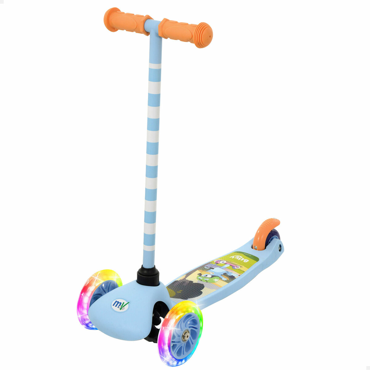 Monopattino Bluey Gomma Metallo Plastica Azzurro