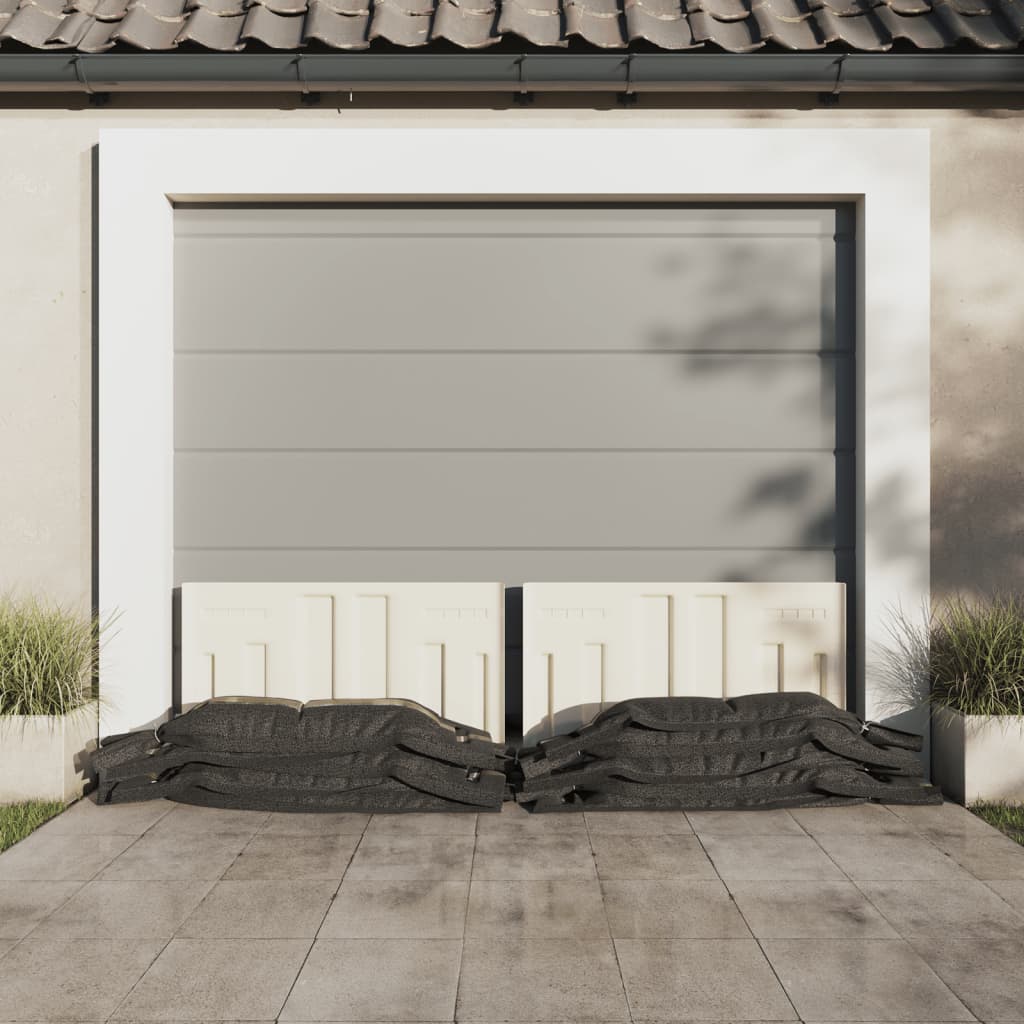 vidaXL Sacs de sable 10 pcs vert foncé 103x25 cm PEHD