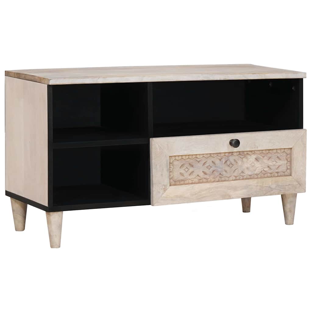 vidaXL Unidades de TV con cajón 80 x 33 x 46 cm Madera contrachapada
