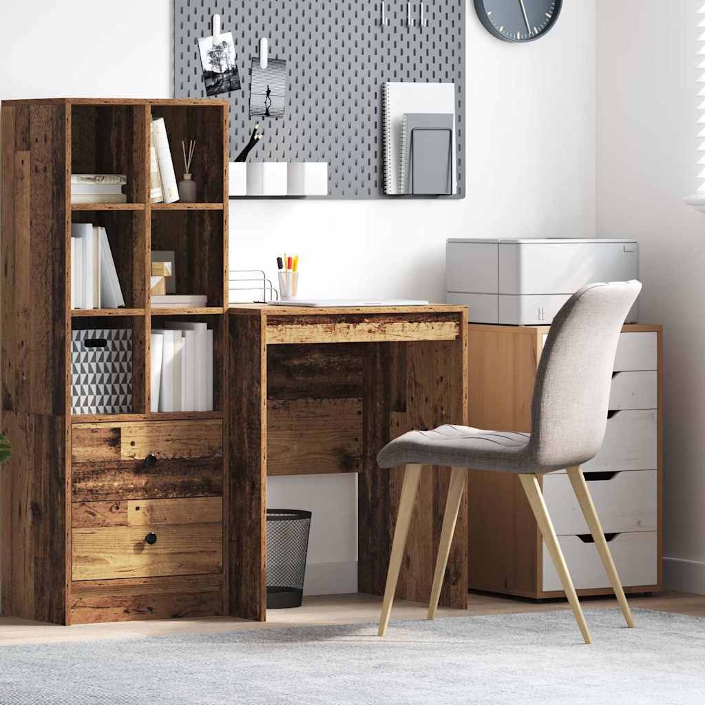 vidaXL Escritorio Madera envejecida 60 x 50 x 76 cm