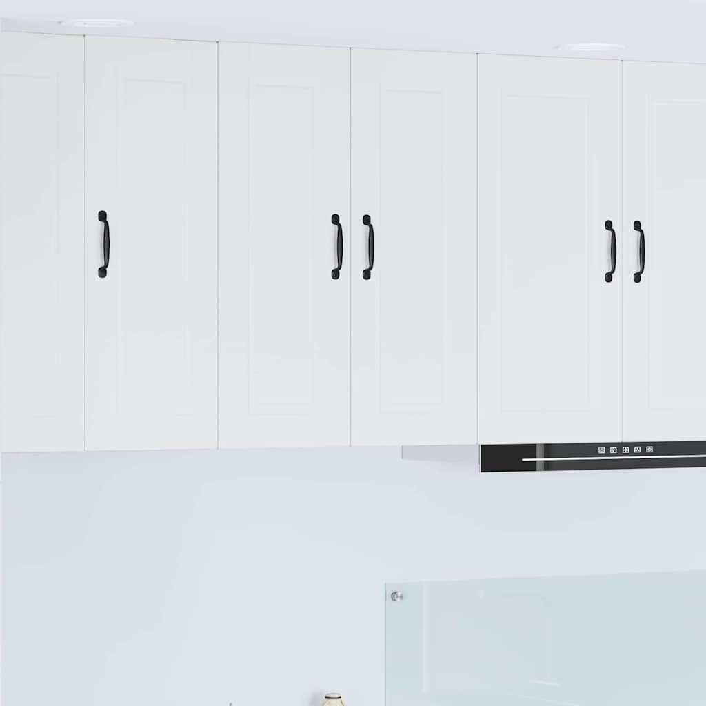 vidaXL Küchenwandschrank Hochglanz Weiß 60 x 31 x 80 cm Holzwerkstoff