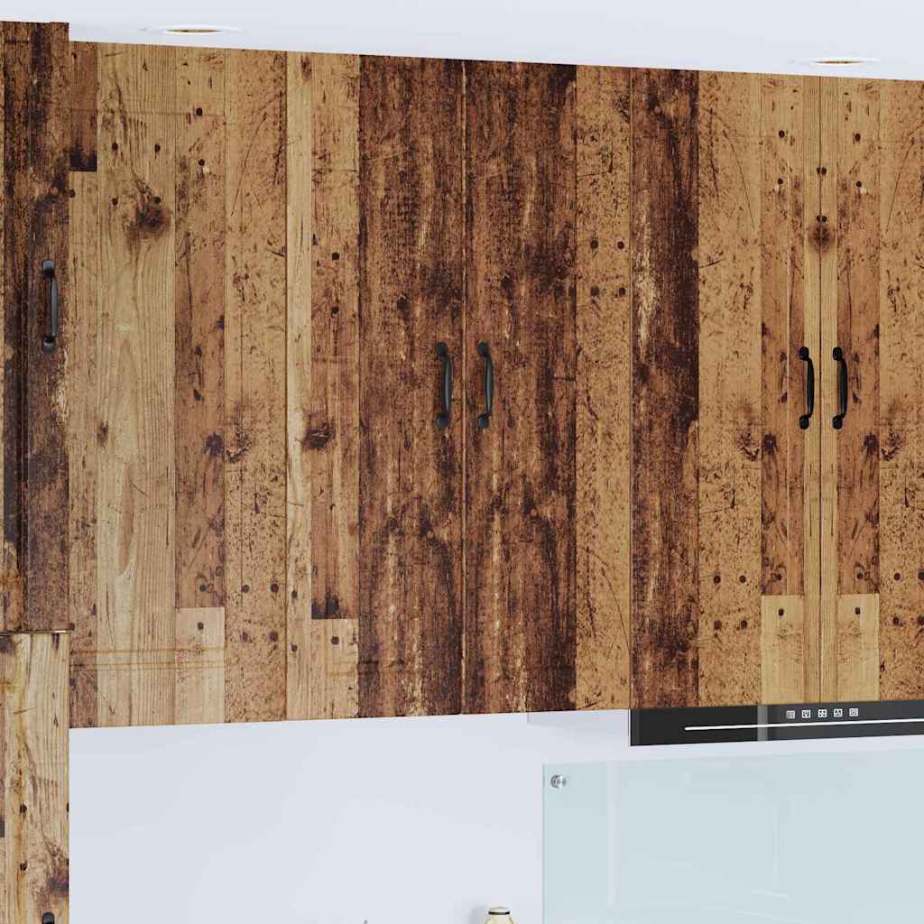 vidaXL Küchenwandschrank Altholz 30 x 31 x 100 cm Holzwerkstoff