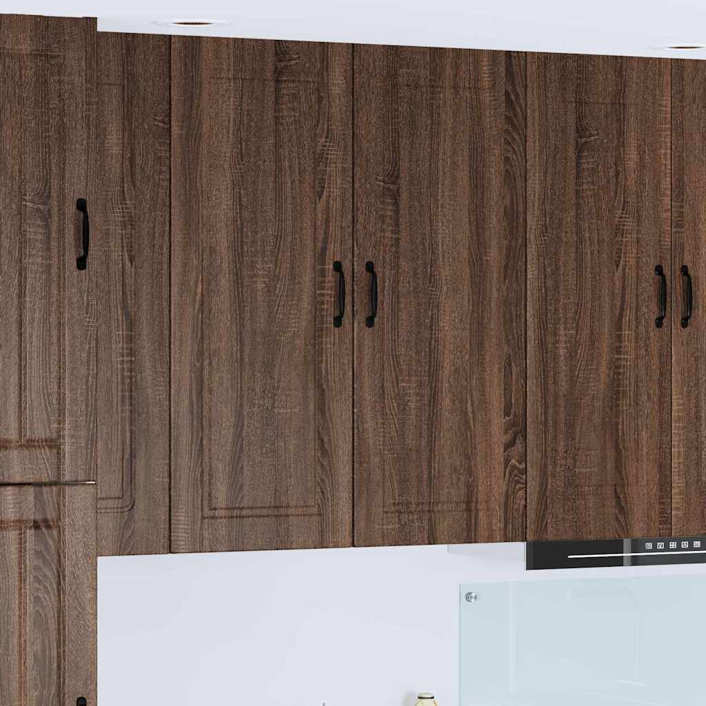 vidaXL Küchenwandschrank mit Regal Braun Eichen-Optik 40 x 31 x 100 cm