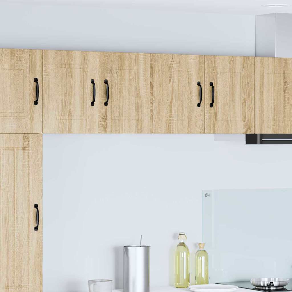 vidaXL Küchenwandschrank mit Regal 2 pcs Sonoma-Eiche 60 x 31 x 40 cm
