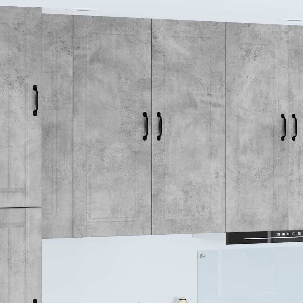 vidaXL Küchenwandschrank Beton Grau 40 x 31 x 100 cm Holzwerkstoff
