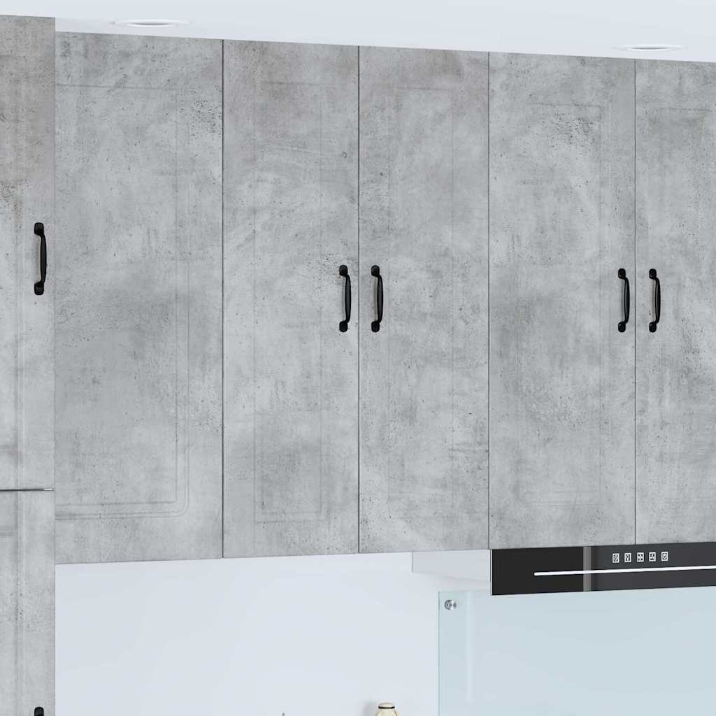 vidaXL Küchenwandschrank Beton Grau 60 x 31 x 100 cm Holzwerkstoff