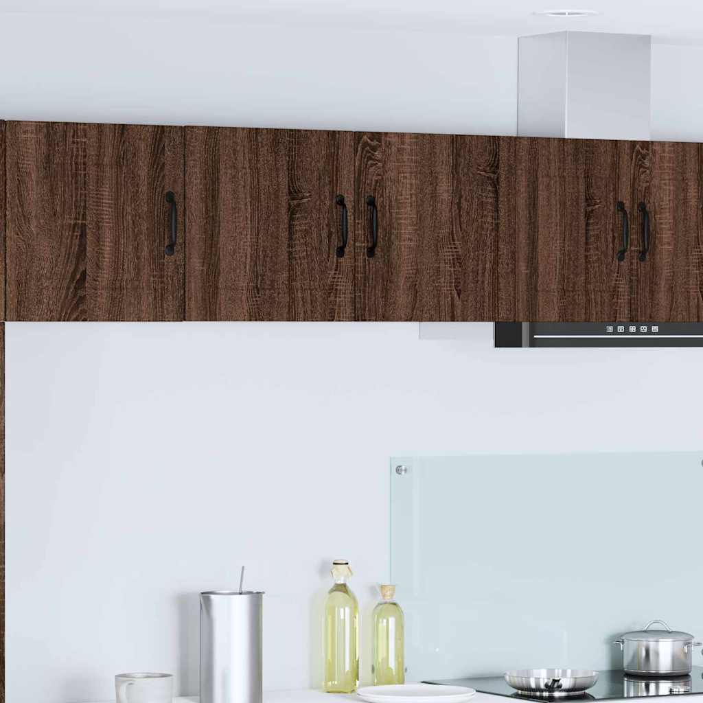 vidaXL Küchenwandschrank mit Regal Braun Eichen-Optik 80 x 31 x 40 cm