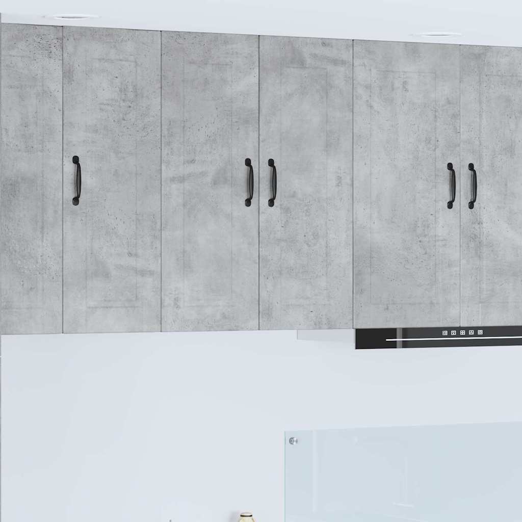 vidaXL Küchenwandschrank Beton Grau 60 x 31 x 80 cm Holzwerkstoff