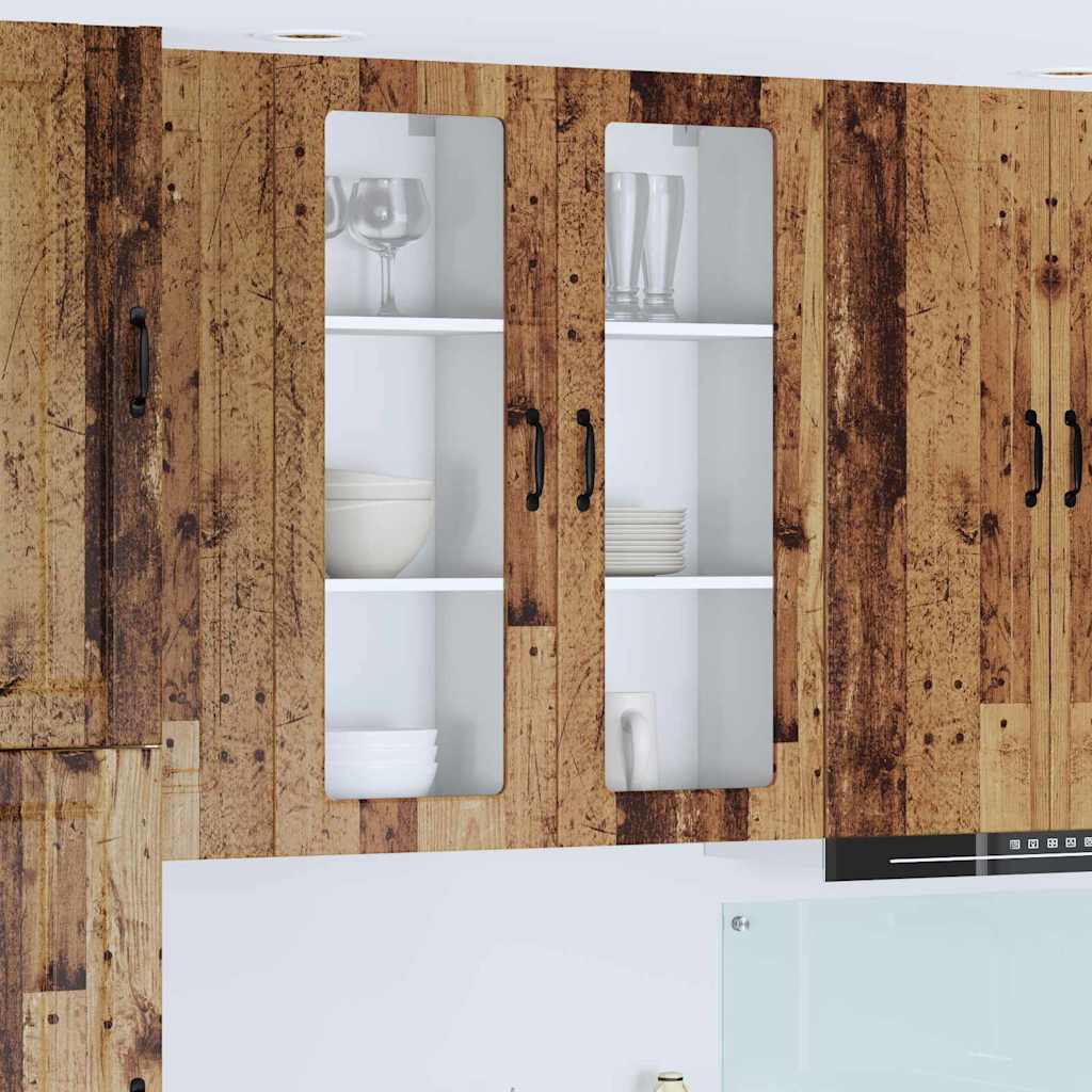 vidaXL Küchenwandschrank Altholz 40 x 31 x 100 cm Holzwerkstoff