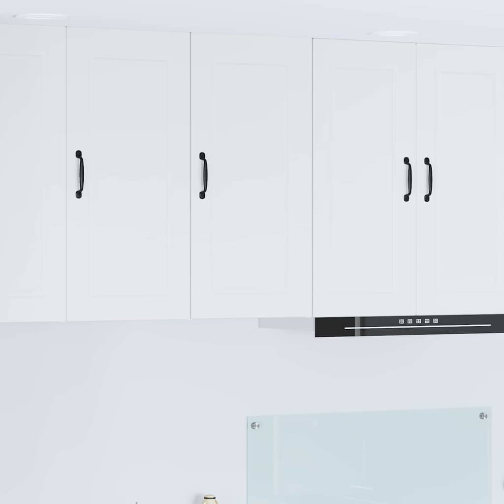 vidaXL Küchenwandschrank Hochglanz Weiß 40 x 31 x 80 cm Holzwerkstoff