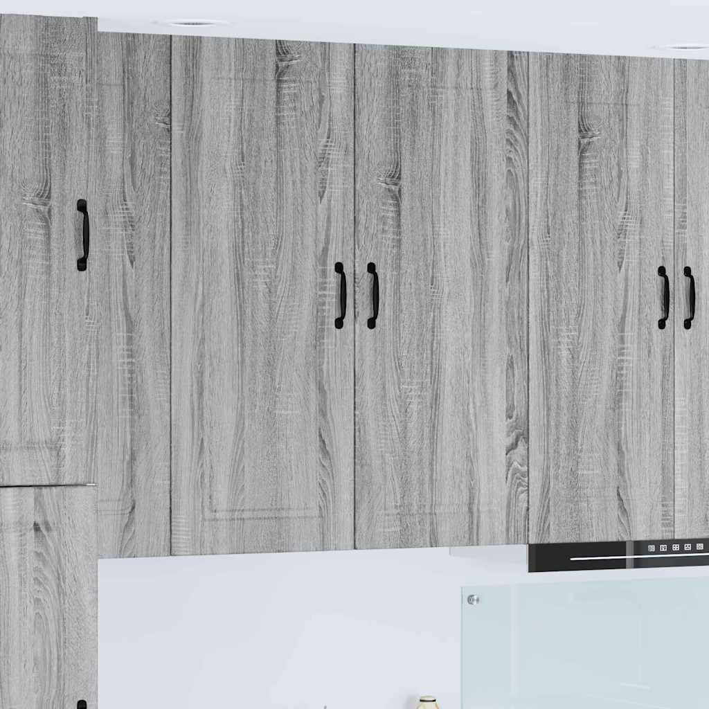 vidaXL Küchenwandschrank Graues Sonoma 40 x 31 x 100 cm Holzwerkstoff