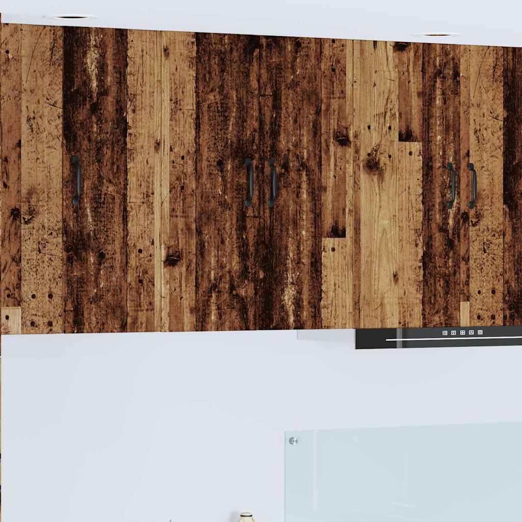 vidaXL Küchenwandschrank mit Tür Altholz 60 x 31 x 80 cm Holzwerkstoff