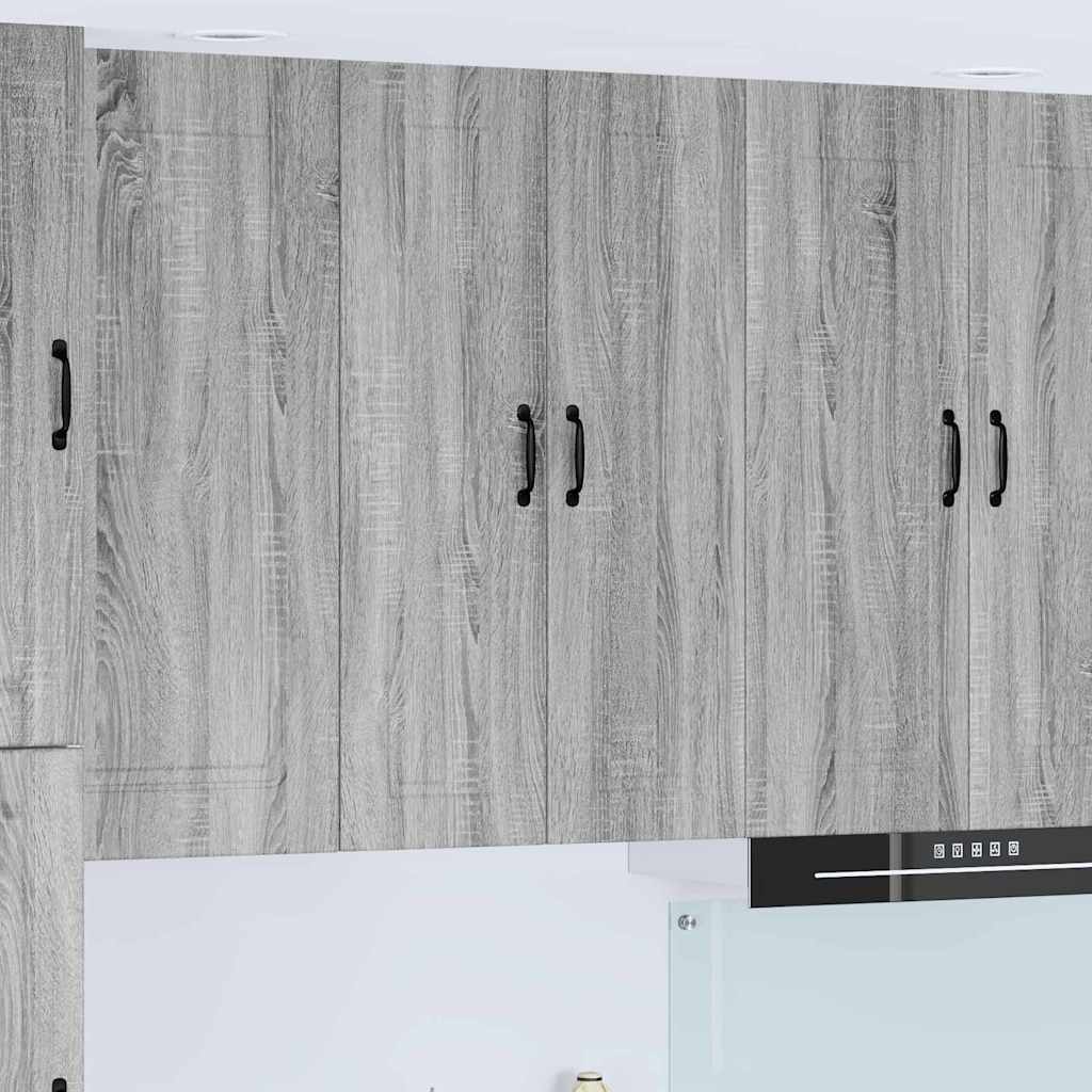 vidaXL Küchenwandschrank Graues Sonoma 60 x 31 x 100 cm Holzwerkstoff