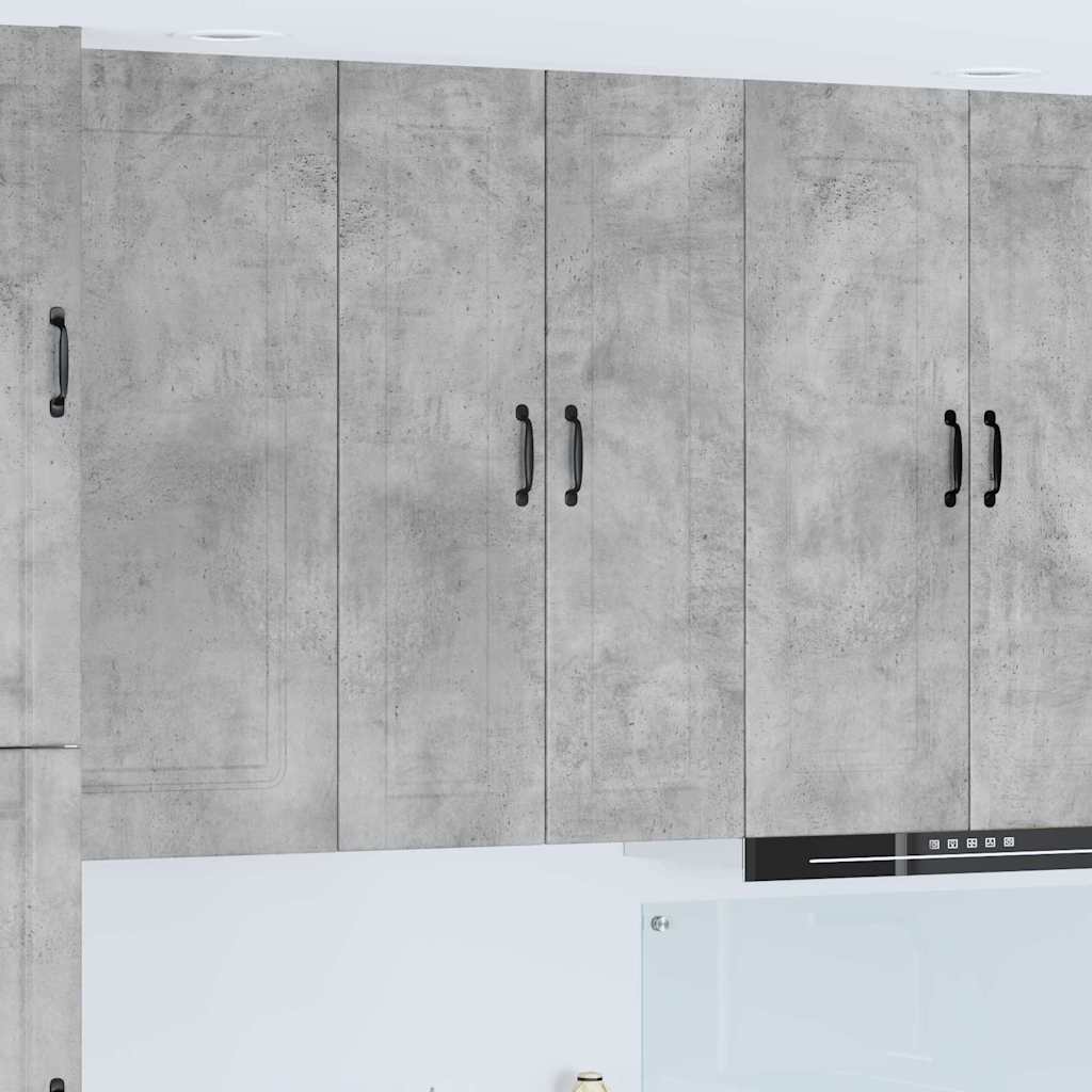 vidaXL Küchenwandschrank Beton Grau 30 x 31 x 100 cm Holzwerkstoff