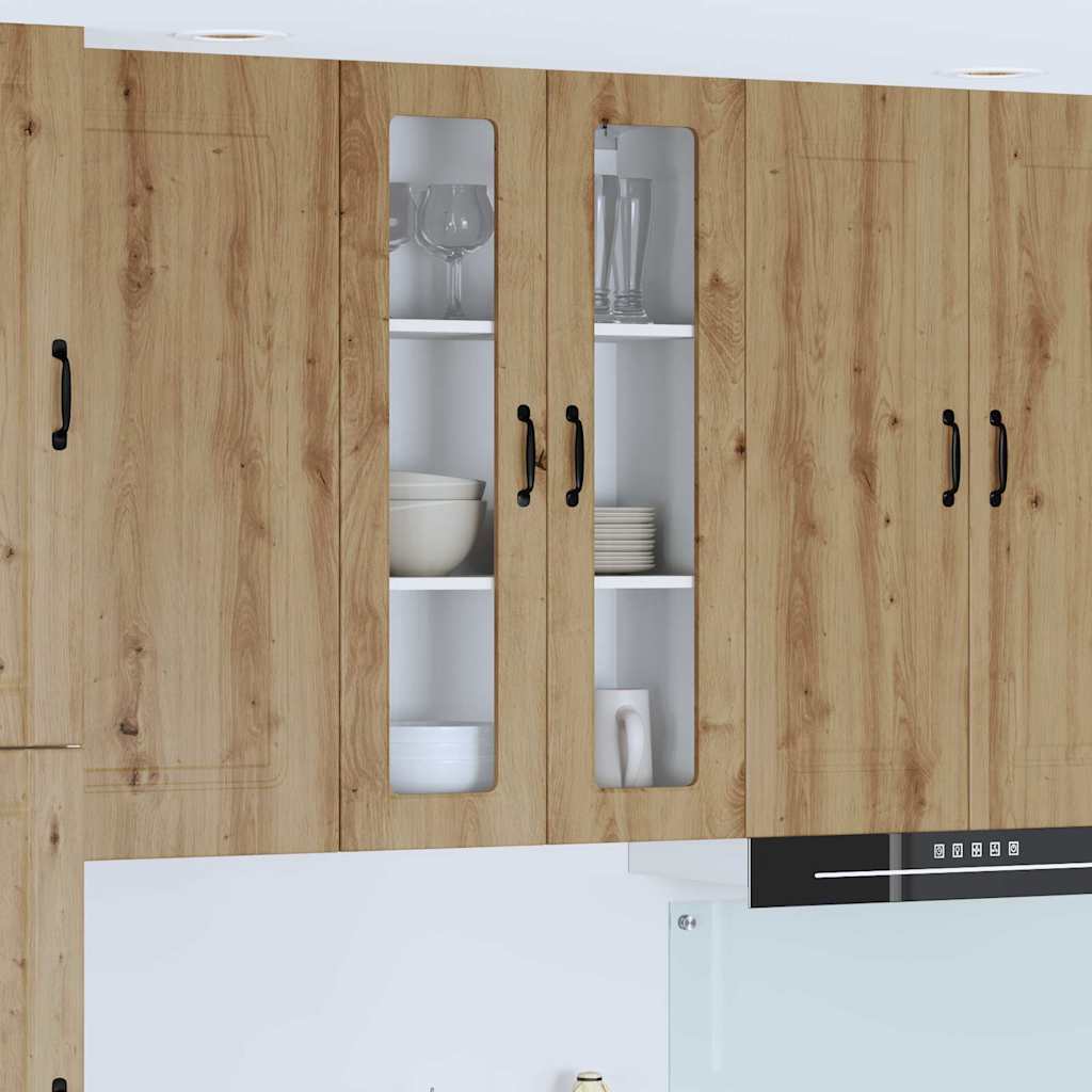 vidaXL Küchenwandschrank Artisan-Eiche 60 x 31 x 100 cm Holzwerkstoff