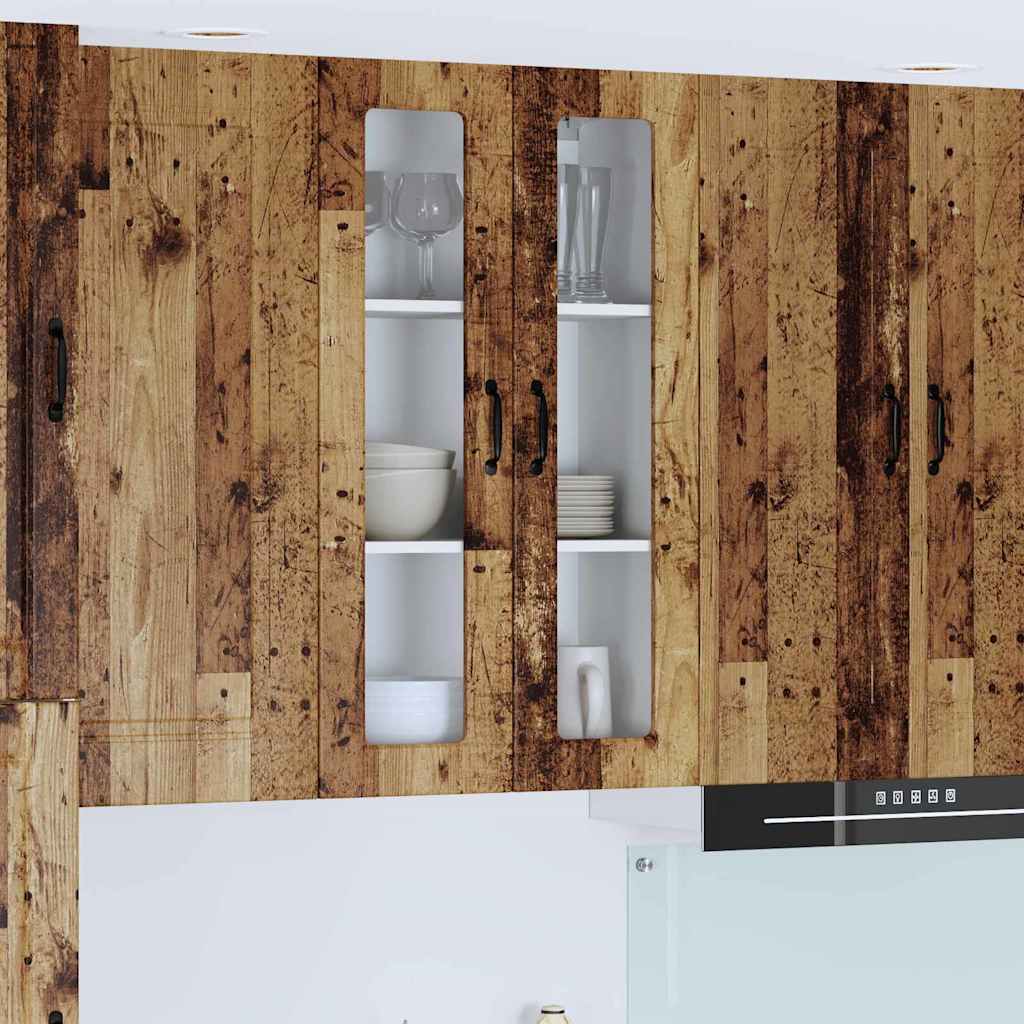 vidaXL Küchenwandschrank Altholz 60 x 31 x 100 cm Holzwerkstoff