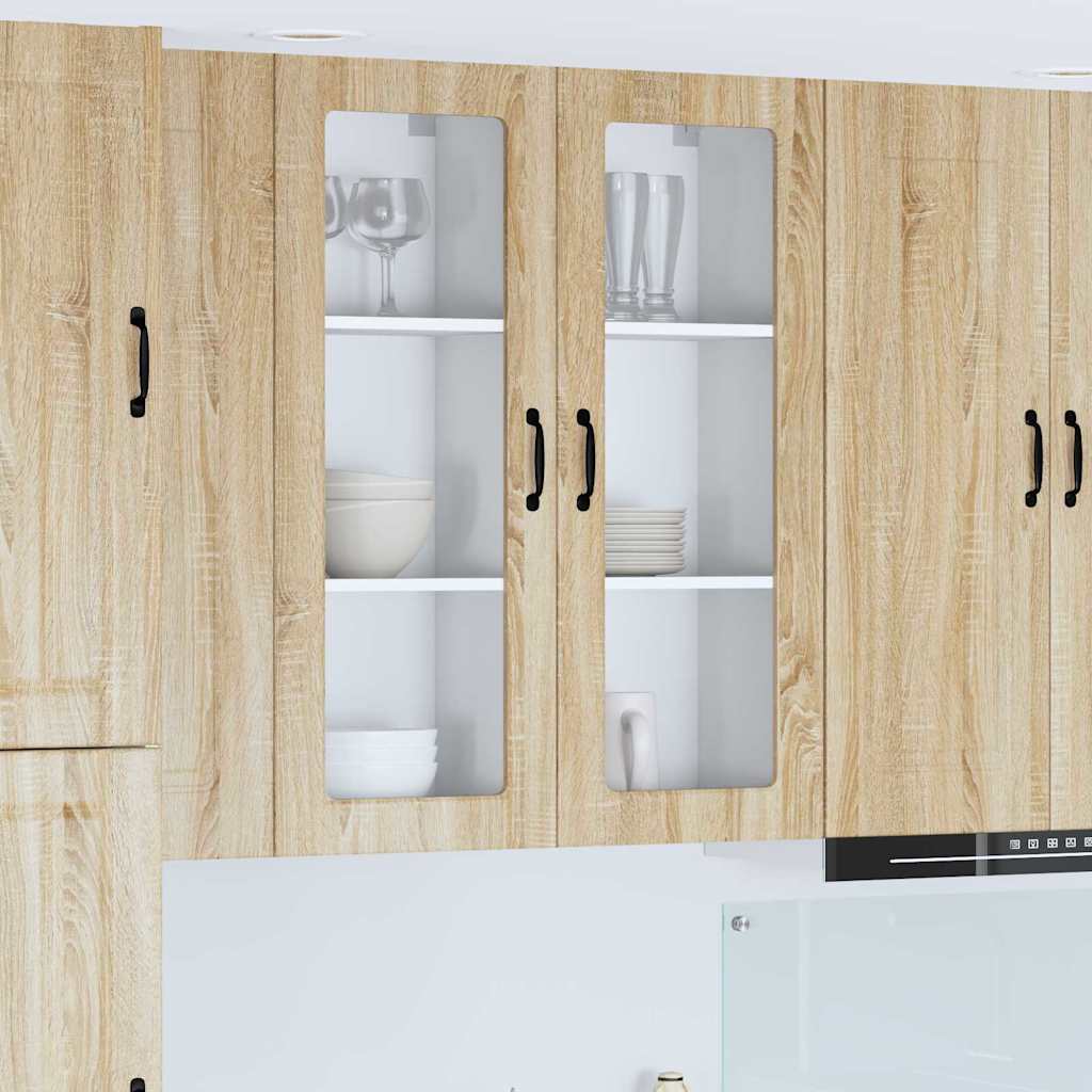 vidaXL Küchenwandschrank Sonoma-Eiche 40 x 31 x 100 cm Holzwerkstoff
