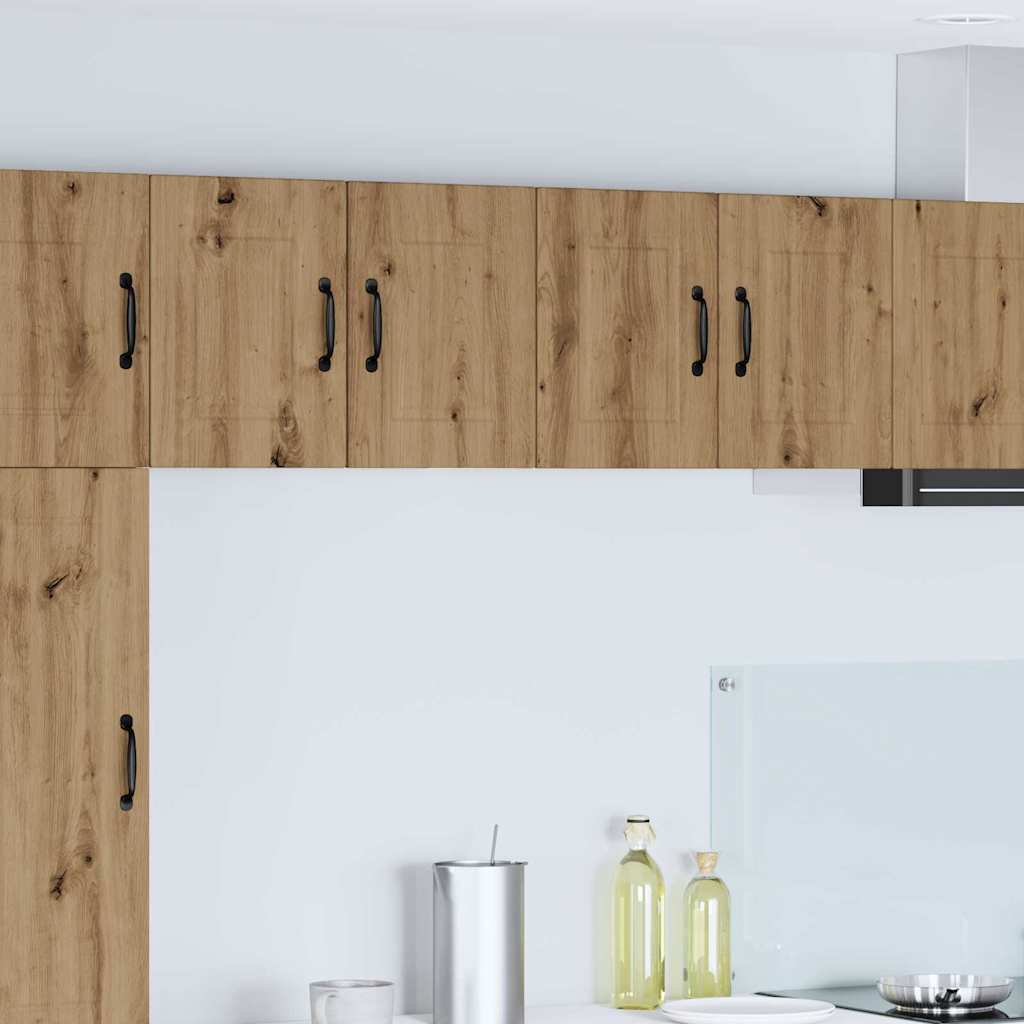 vidaXL Küchenwandschrank mit Regal 2 pcs Artisan-Eiche 60 x 31 x 40 cm