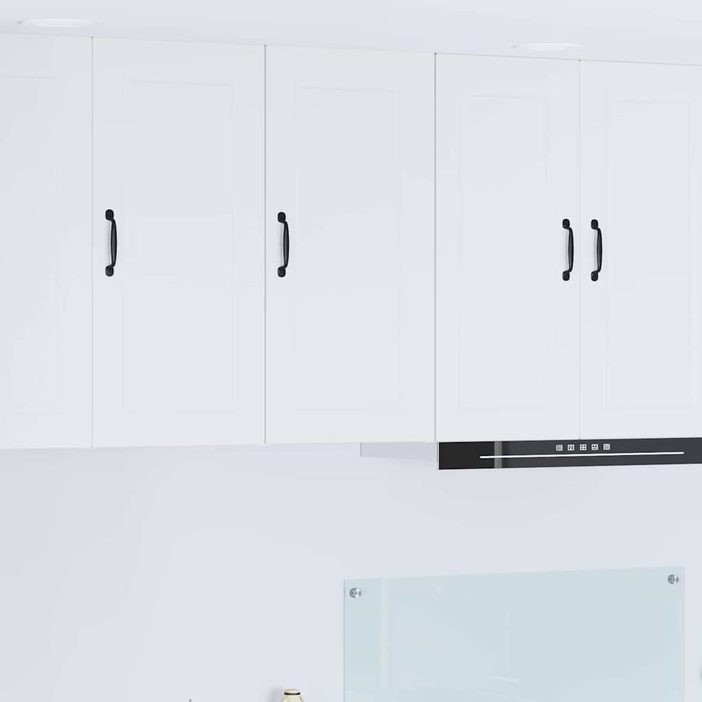 vidaXL Küchenwandschrank mit Regal Weiß 40 x 31 x 80 cm Holzwerkstoff