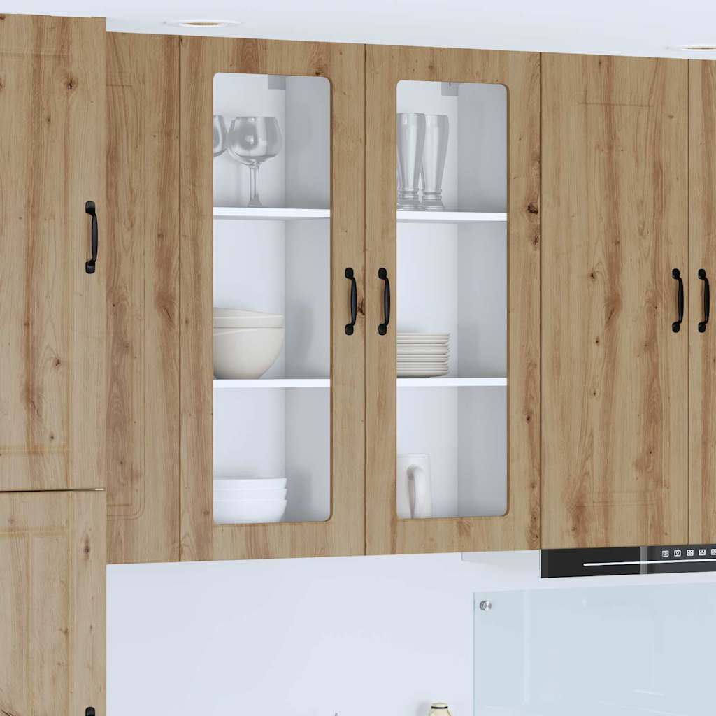 vidaXL Küchenwandschrank Artisan-Eiche 40 x 31 x 100 cm Holzwerkstoff