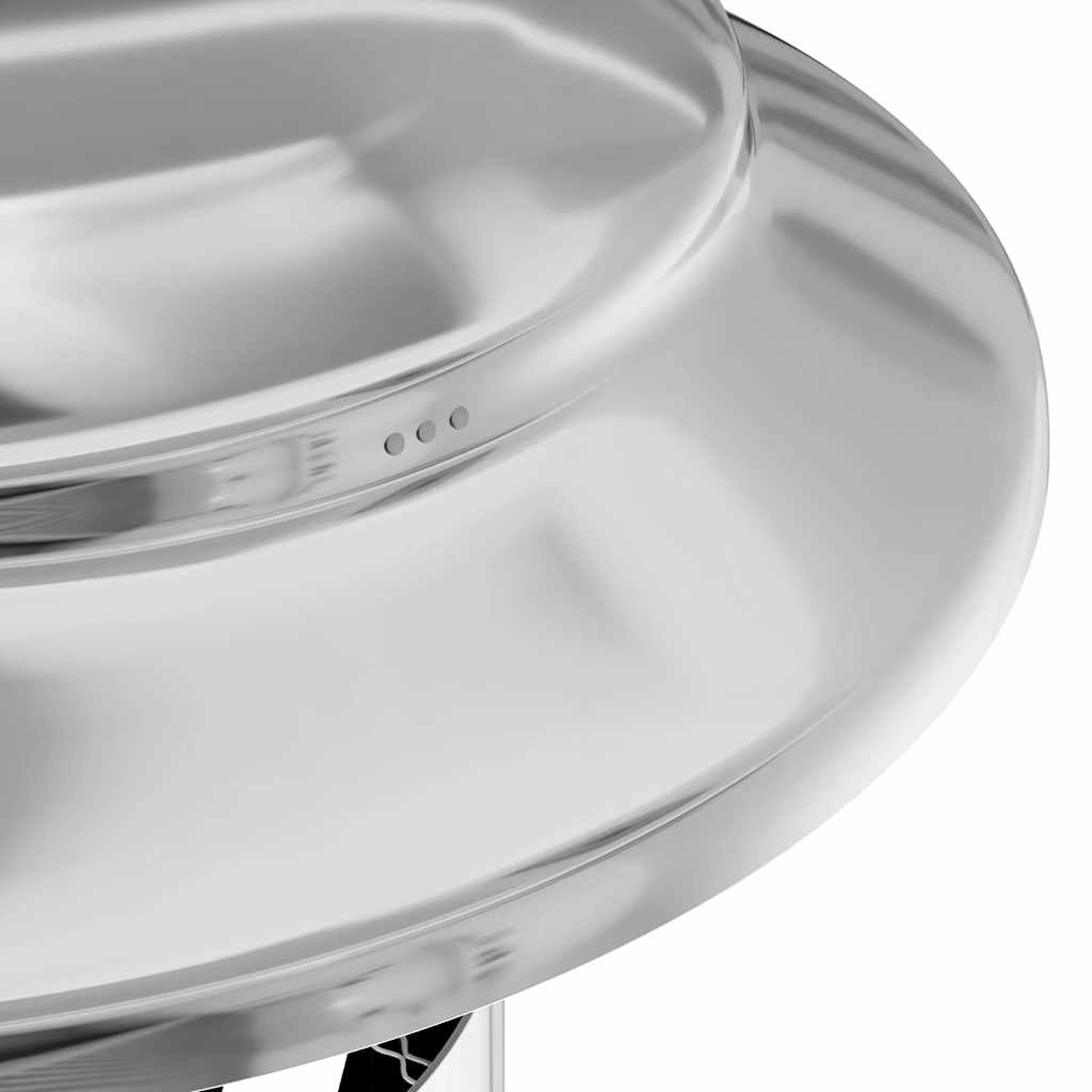 vidaXL Regenabdeckung Schornstein Silber 25 x 25 x 20 cm Edelstahl - Image 5