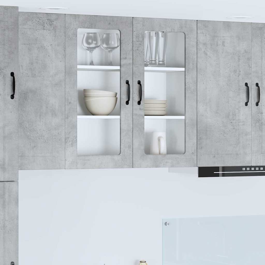 vidaXL Küchenwandschrank Beton Grau 80 x 31 x 80 cm Holzwerkstoff