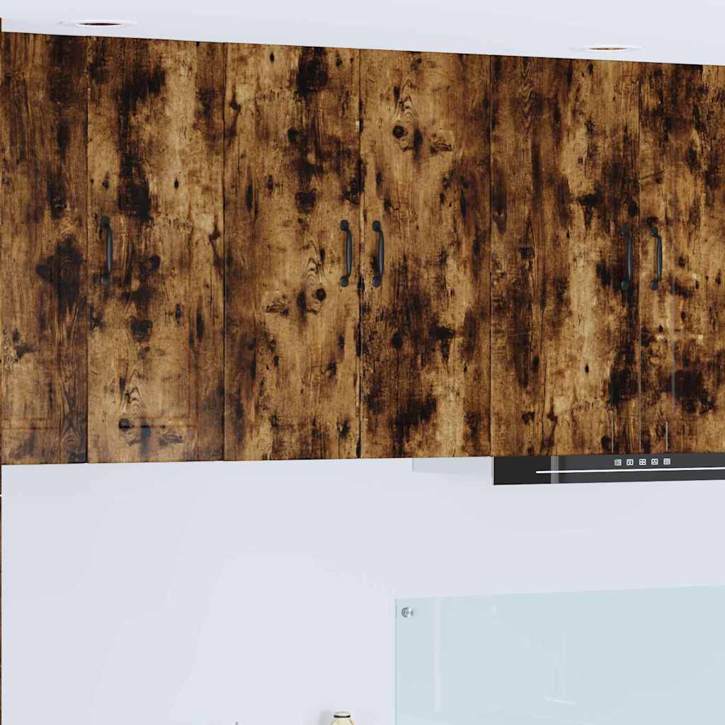 vidaXL Küchenwandschrank mit Regal Geräucherte Eiche 60 x 31 x 80 cm