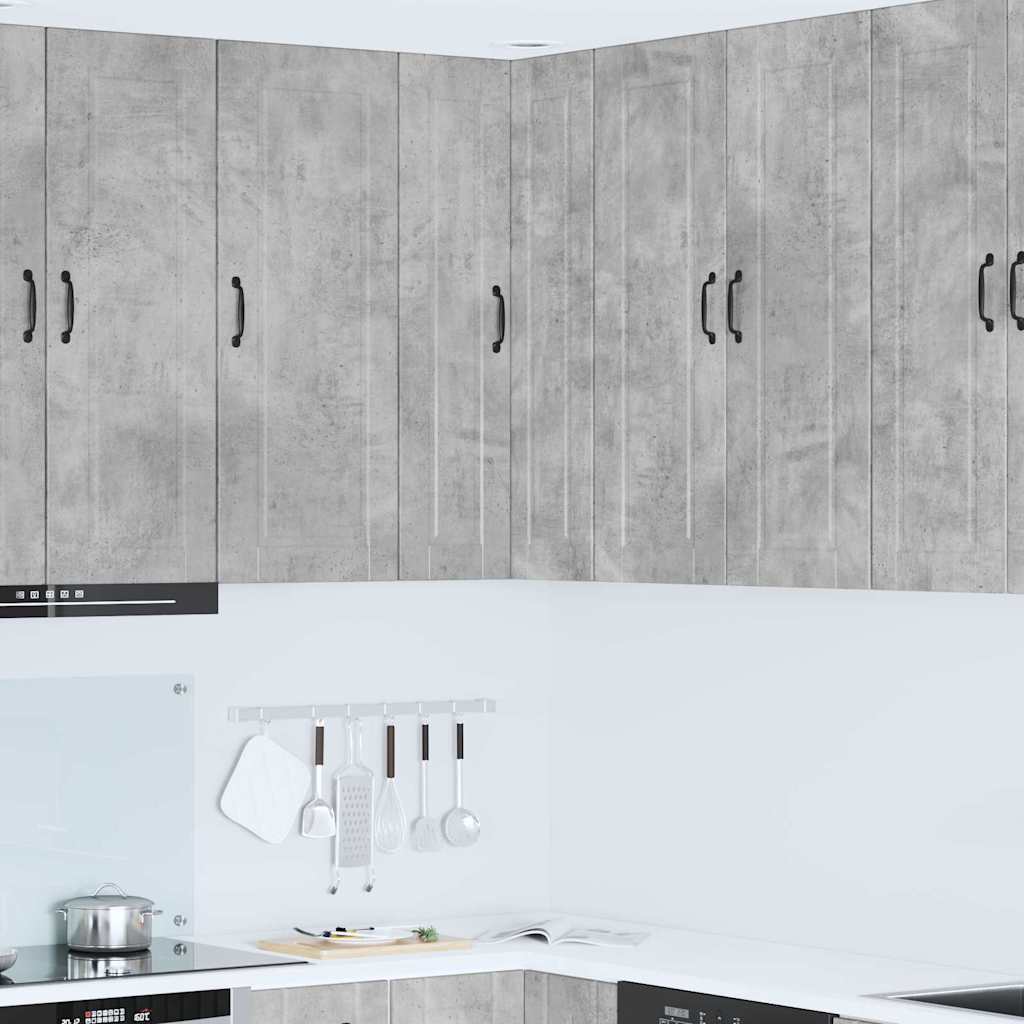 vidaXL Küchenwandschrank Beton Grau 57 x 57 x 100 cm Holzwerkstoff