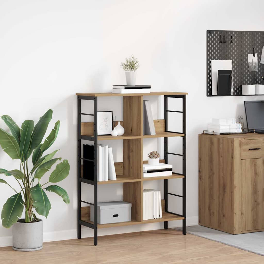 vidaXL Bücherregal Artisan-Eiche 82 x 32 x 112 cm Holzwerkstoff