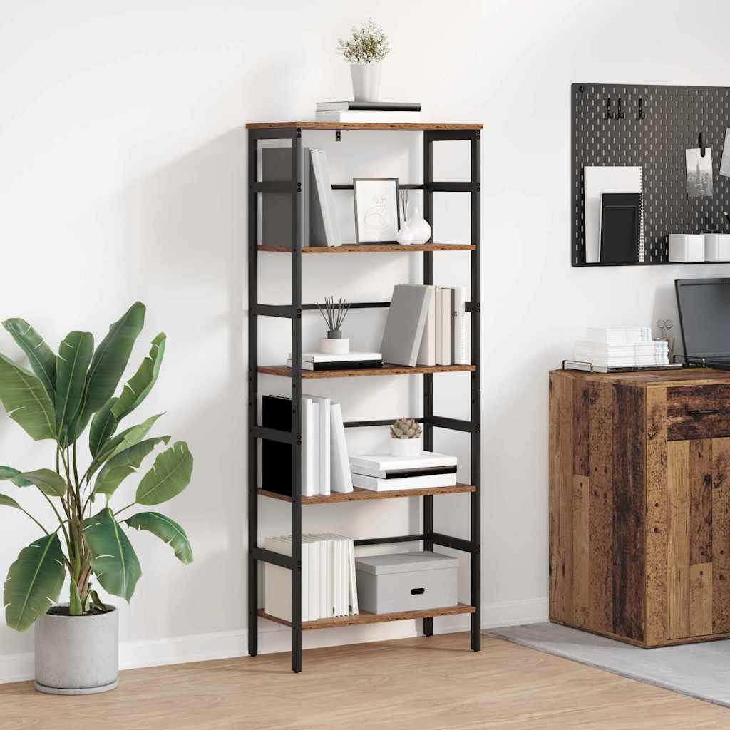 vidaXL Bücherregal Altholz 60 x 29,5 x 149 cm Holzwerkstoff