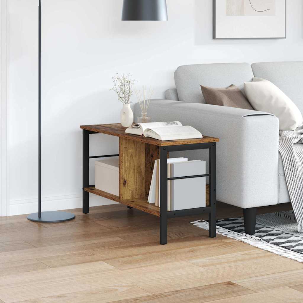 vidaXL Bücherregal Altholz 82 x 32 x 47 cm Holzwerkstoff