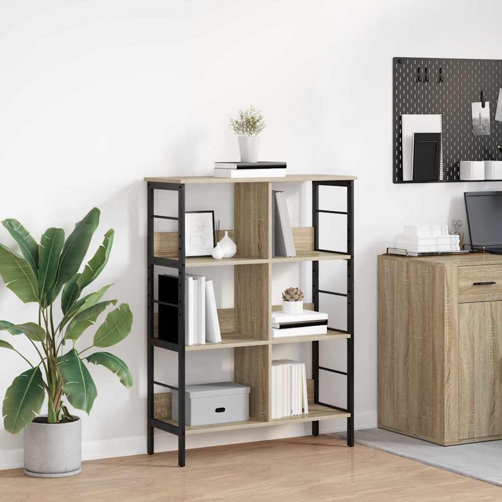 vidaXL Bücherregal Sonoma-Eiche 82 x 32 x 112 cm Holzwerkstoff