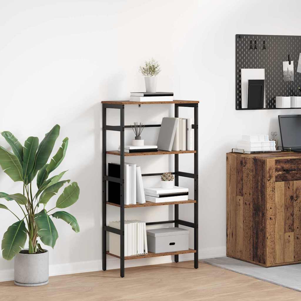 vidaXL Bücherregal Altholz 60 x 29,5 x 115 cm Holzwerkstoff
