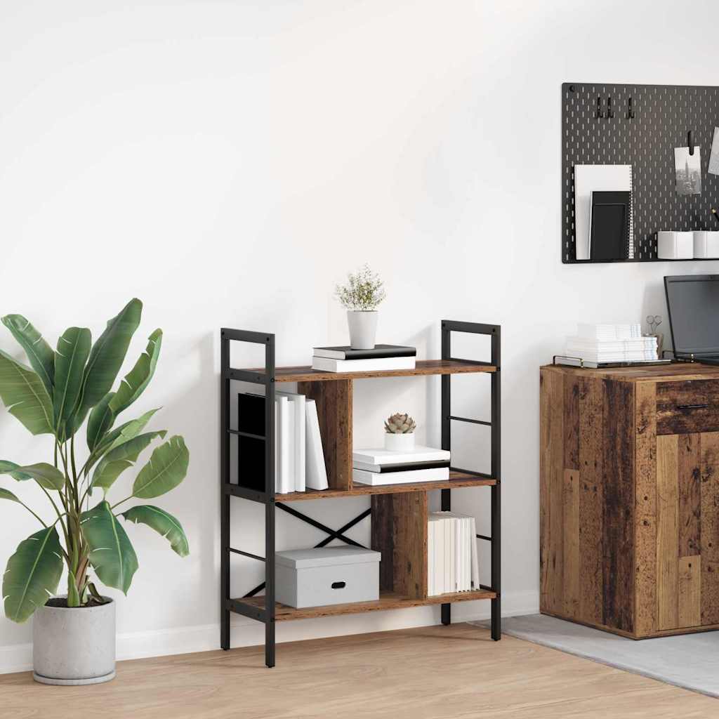 vidaXL Bücherregal Altholz 75 x 30 x 91 cm Holzwerkstoff