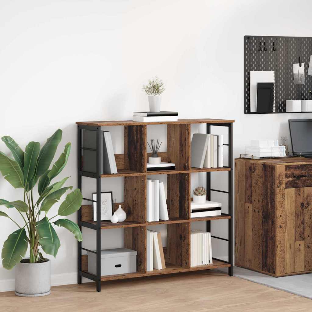 vidaXL Bücherregal Altholz 102 x 32 x 104,5 cm Holzwerkstoff