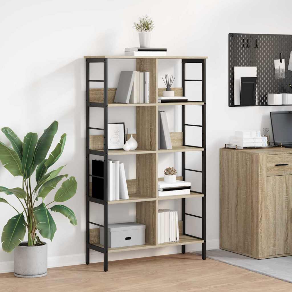 vidaXL Bücherregal Sonoma-Eiche 82 x 32 x 144,5 cm Holzwerkstoff