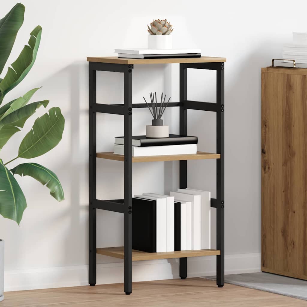 vidaXL Bücherregal Artisan-Eiche 40 x 29,5 x 81 cm Holzwerkstoff