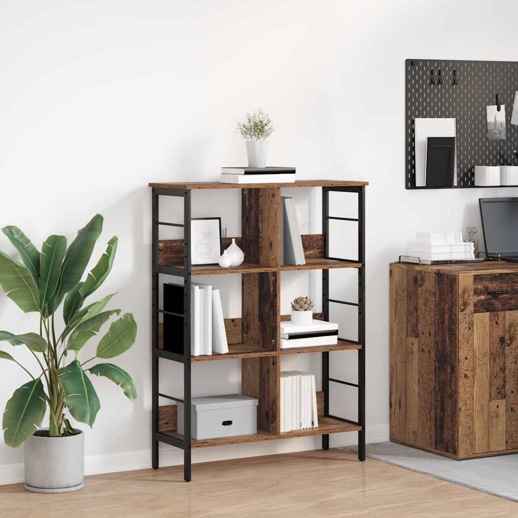 vidaXL Bücherregal Altholz 82 x 32 x 112 cm Holzwerkstoff