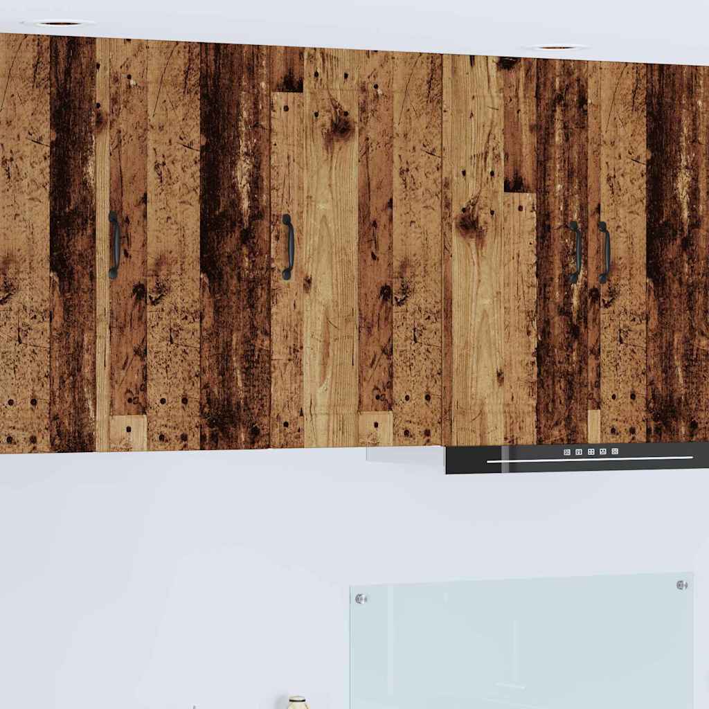 vidaXL Küchenwandschrank mit Tür Altholz 40 x 31 x 80 cm Holzwerkstoff