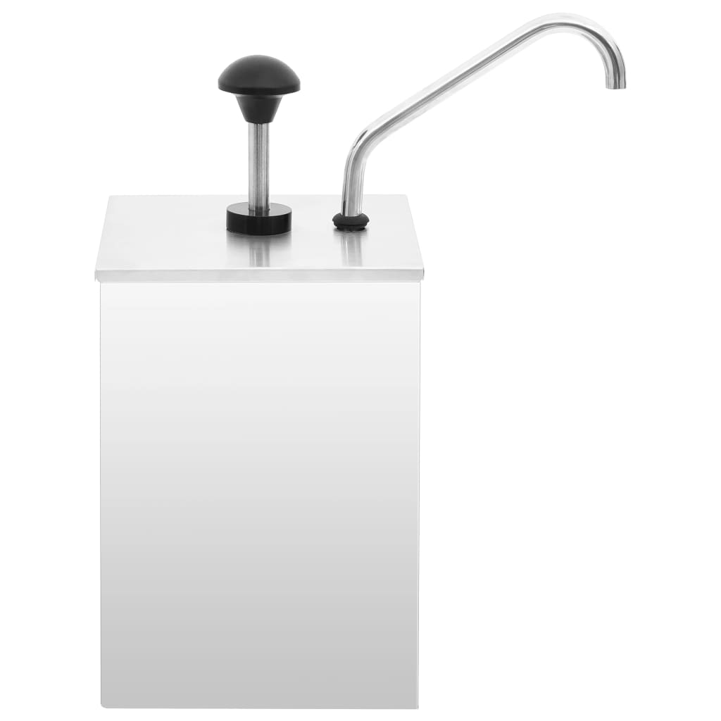 vidaXL Saucenspender Edelstahl 3,5 L - Image 3