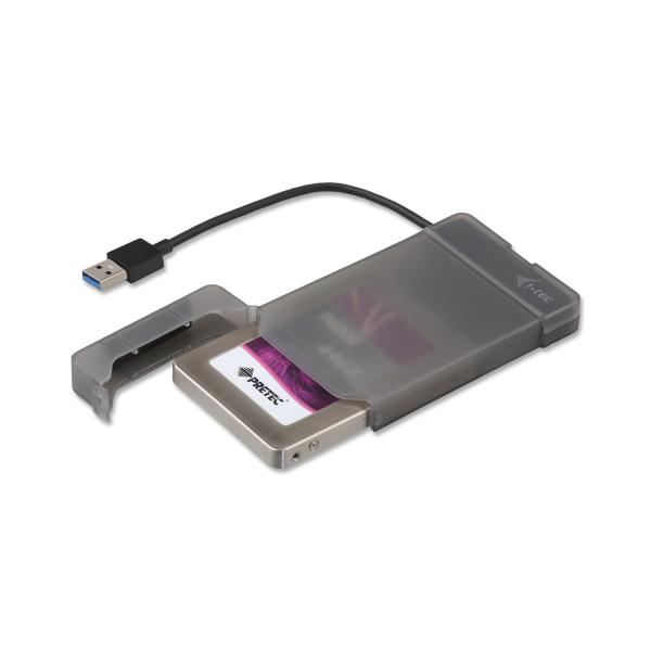 Scatola Esterna i-Tec MYSAFEU313 SATA II USB Nero USB-A USB 3.2