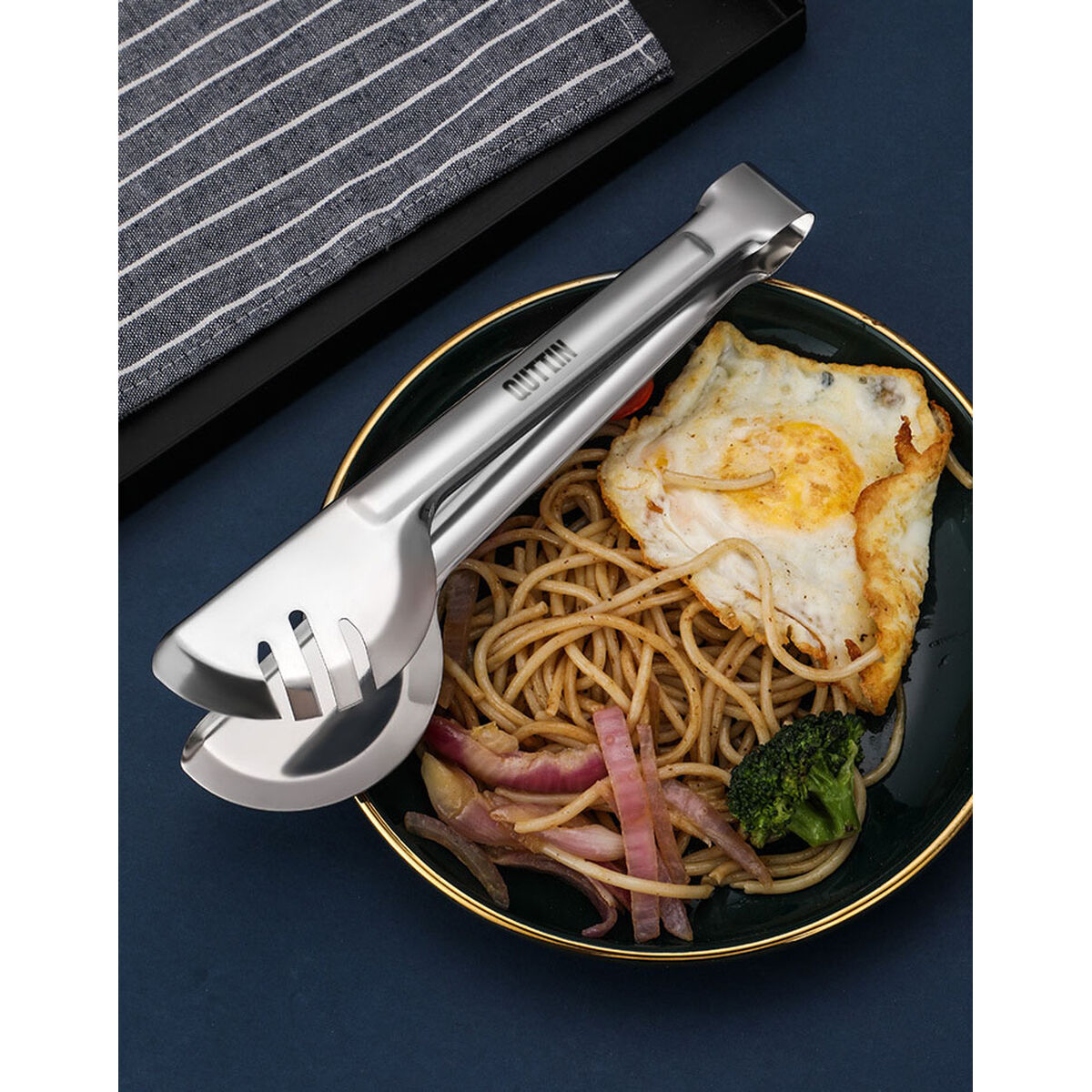Pinze da Cucina Quttin Acciaio 23 x 5 x 5 cm (36 Unità) - Image 4