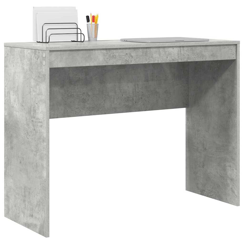 vidaXL Schreibtisch Beton Grau 100 x 40 x 76 cm - Image 3