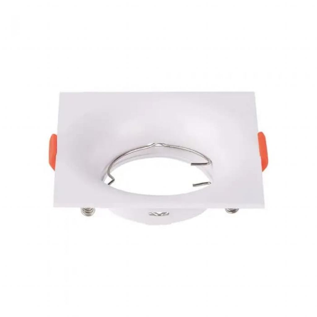 Gu10 Fitting Square White