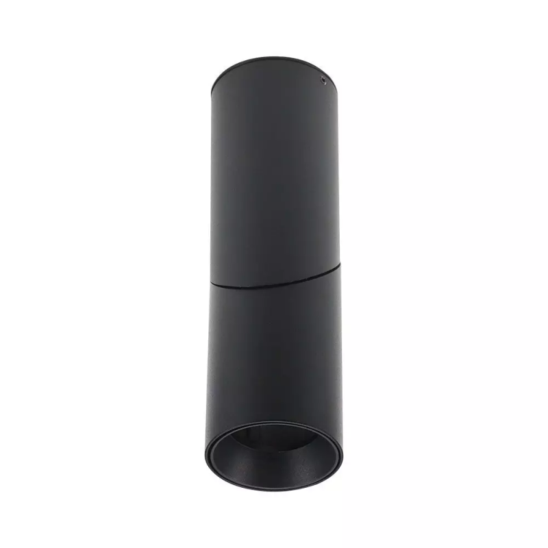 Gu10 Surface Monted Fitting Black 197mm